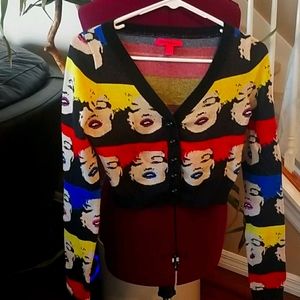 Betsey Johnson Crop Sweater Vintage